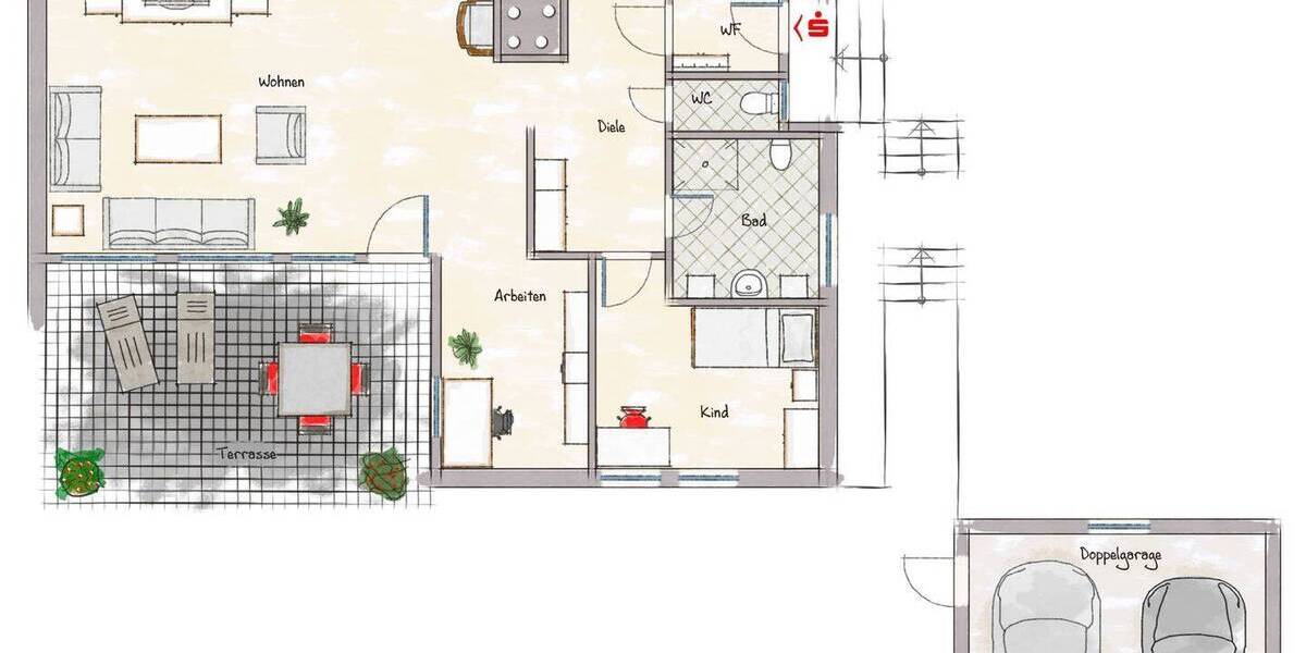 Einfamilienhaus Aurachtal Falkendorf - 5 Zimmer, 148 m&sup2;, 599.000&euro; | Angebot:25671200