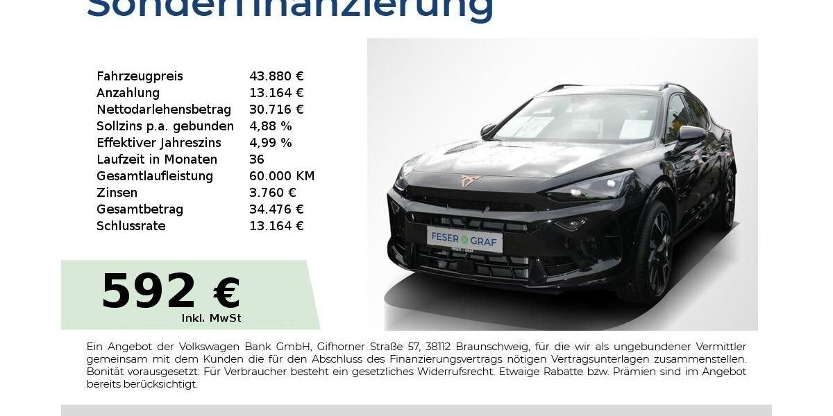 Cupra Formentor 11.000 km 43.880 &euro; Erlangen 91056