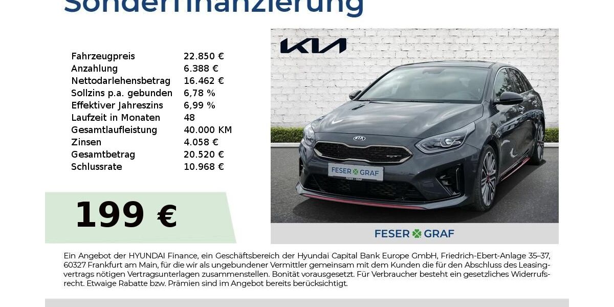 Kia pro ceed / ProCeed 56.212 km 22.850 &euro; Roth 91154