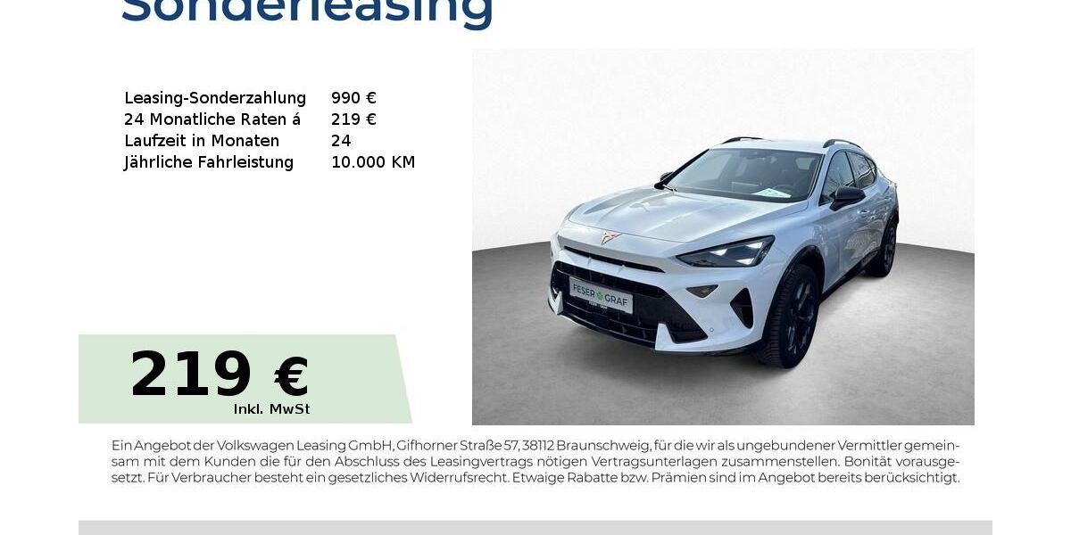 Cupra Formentor 20.500 km 32.950 &euro; Schwabach 91126