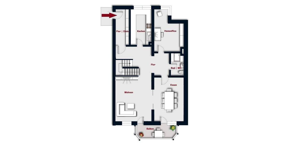 Etagenwohnung Nürnberg St Leonhard - 6 Zimmer, 135 m&sup2;, 490.000&euro; | Angebot:25704198