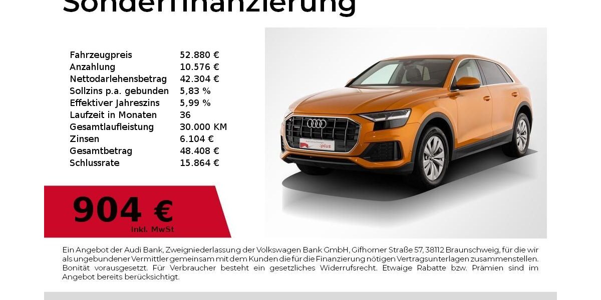 Audi Q8 95.500 km 51.440 &euro; Nürnberg 90441