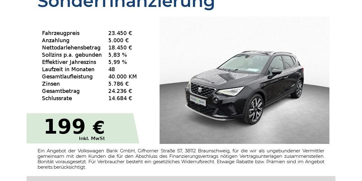Seat Arona 6.900 km 21.950 &euro; Schwabach 91126