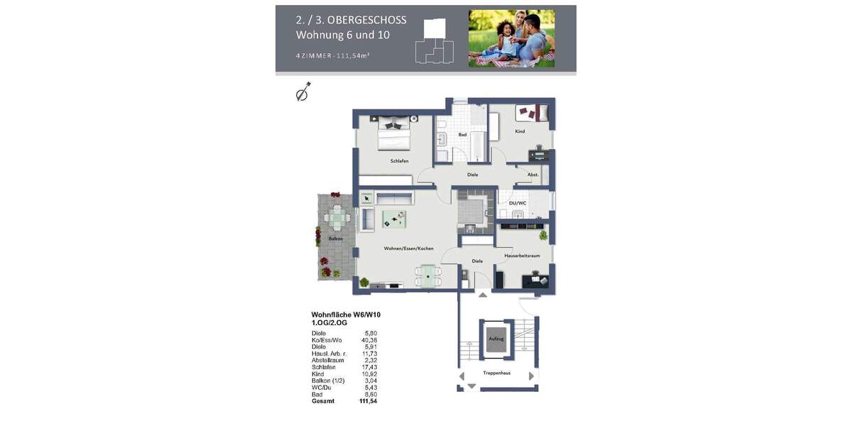 Etagenwohnung Nürnberg St Jobst - 4 Zimmer, 111 m&sup2;, 758.000&euro; | Angebot:25727760