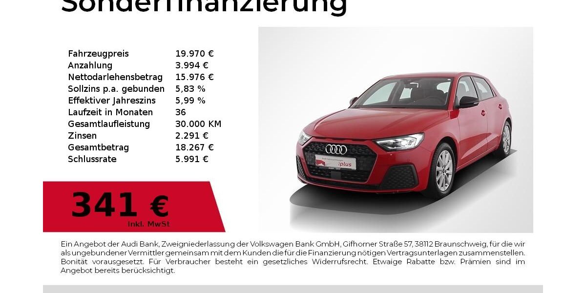 Audi A1 9.200 km 19.970 &euro; Nürnberg 90441