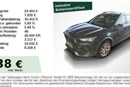 Cupra Formentor 35.750 km 23.220 &euro; Nürnberg 90431