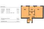 Etagenwohnung Fürth Südstadt - 2 Zimmer, 50 m&sup2;, 148.500&euro; | Angebot:26823808