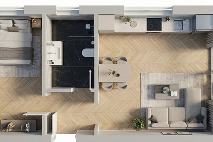 Wohnung Feucht - 2 Zimmer, 48 m&sup2;, 816&euro; | Angebot:25086445