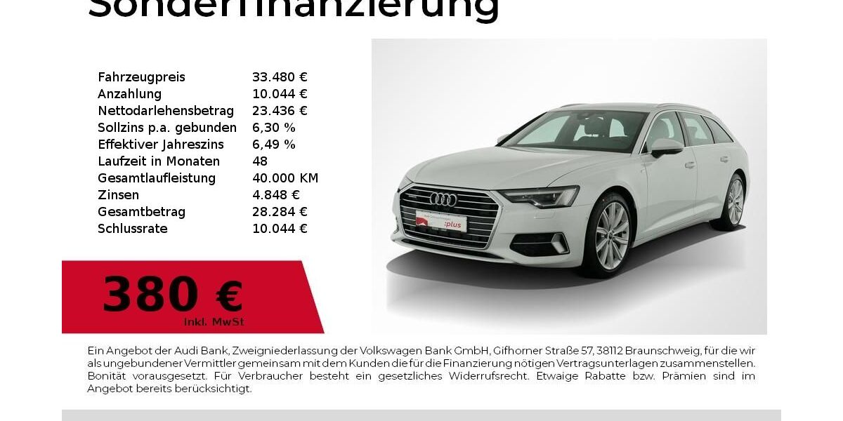 Audi A6 62.600 km 33.480 &euro; Nürnberg 90411