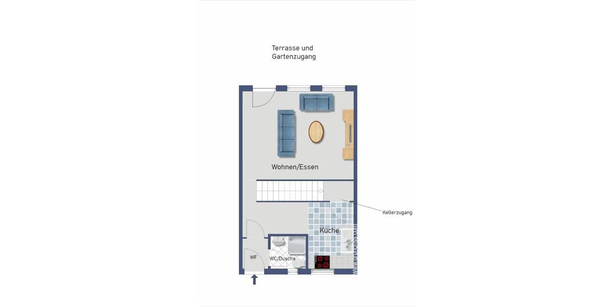 Reihenmittelhaus Nürnberg Zerzabelshof - 5 Zimmer, 95 m&sup2;, 425.000&euro; | Angebot:26627246