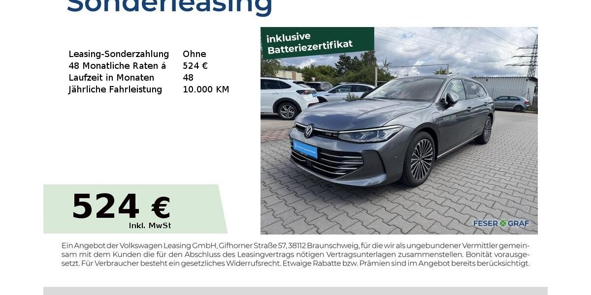 VW Passat 15.000 km 45.990 &euro; Roth 91154