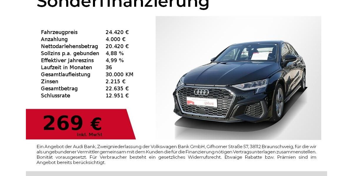 Audi A3 51.650 km 24.420 &euro; Lauf an der Pegnitz 91207