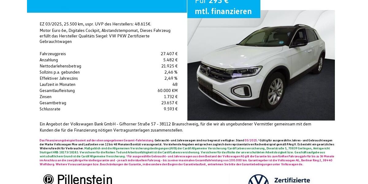 VW T-Roc 25.500 km 27.407 &euro; Fürth 90762