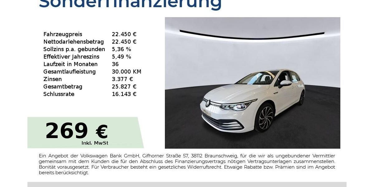 VW Golf 24.250 km 22.450 &euro; Lauf an der Pegnitz 91207