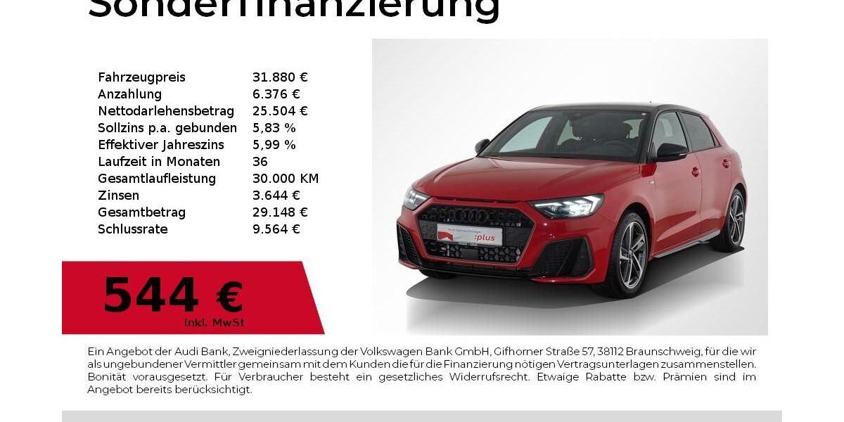 Audi A1 5.300 km 31.880 &euro; Nürnberg 90441