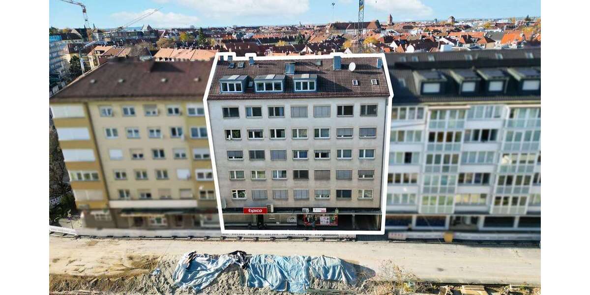 Etagenwohnung Nürnberg Herrnhütte - 1 Zimmer, 31 m&sup2;, 119.000&euro; | Angebot:24631557