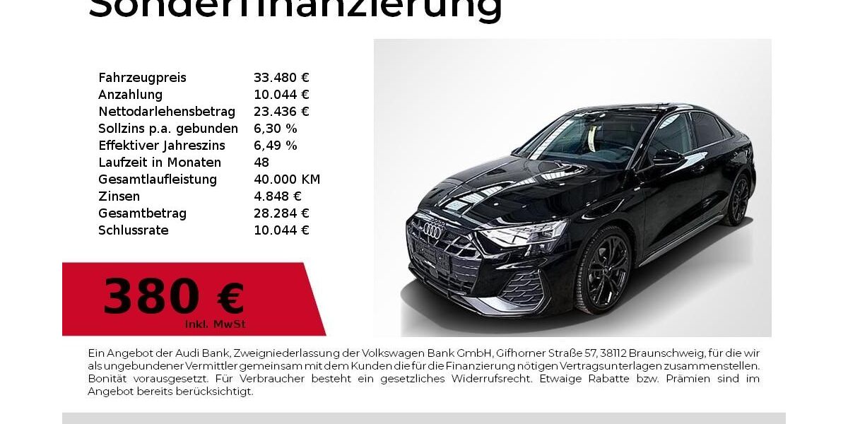Audi A3 45.900 km 33.480 &euro; Nürnberg 90411