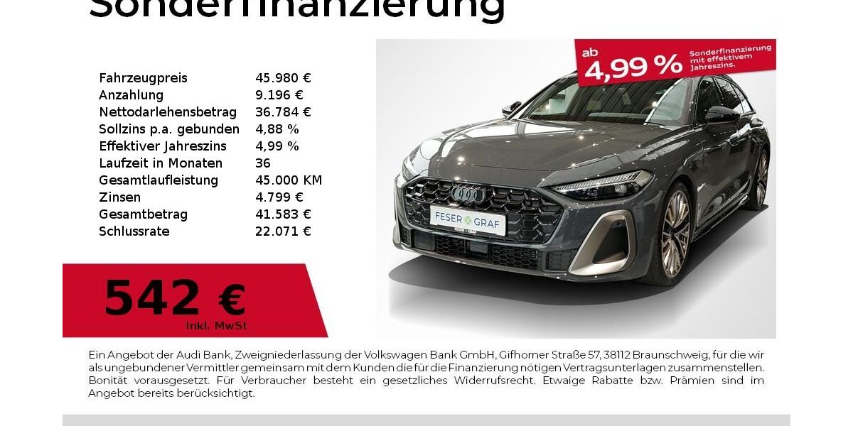 Audi A5 10.669 km 45.980 &euro; Fürth 90763