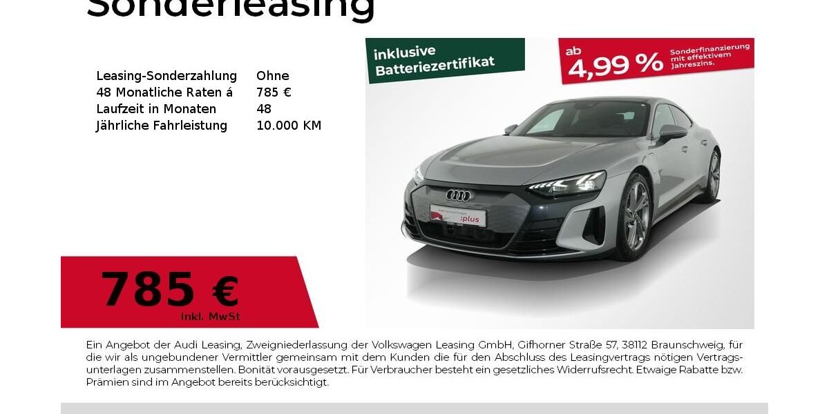 Audi e-tron GT 73.130 km 44.880 &euro; Nürnberg 90441