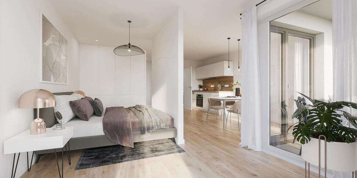 Etagenwohnung Erlangen Sebaldussiedlung - 2 Zimmer, 50 m&sup2;, 837&euro; | Angebot:25636179