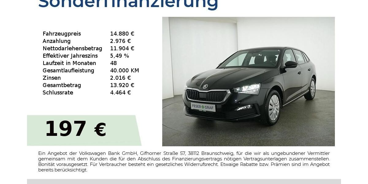 Skoda Scala 53.950 km 14.880 &euro; Nürnberg 90441