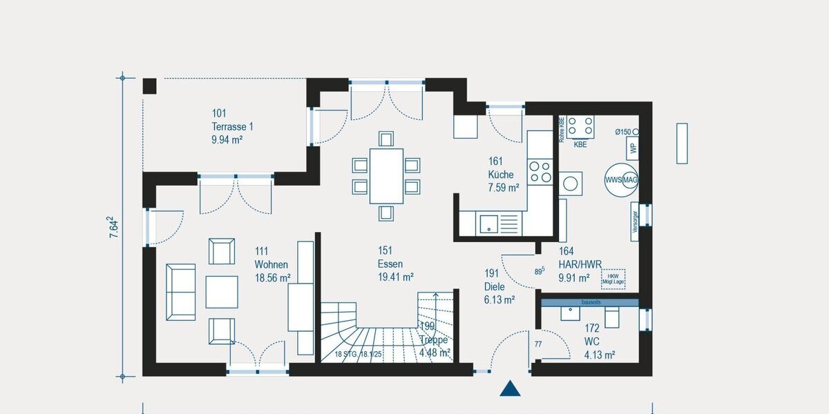 Individuelle Stadtvilla in Nürnberg - Ihr Traumhaus nach Maß mit allkauf - Villa Nürnberg Zerzabelshof | Angebot:27531572