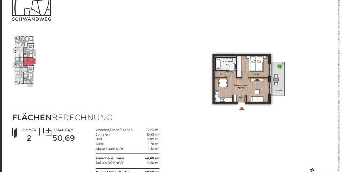 Etagenwohnung Fürth Eigenes Heim - 2 Zimmer, 50 m&sup2;, 309.000&euro; | Angebot:26802751