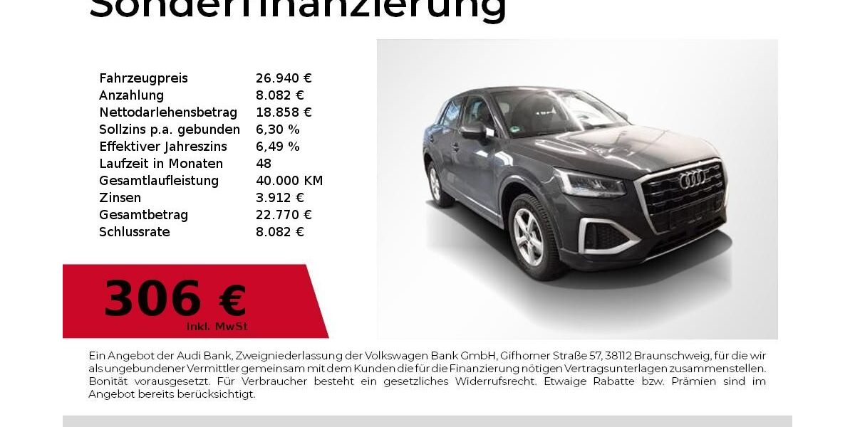 Audi Q2 12.650 km 26.940 &euro; Nürnberg 90411