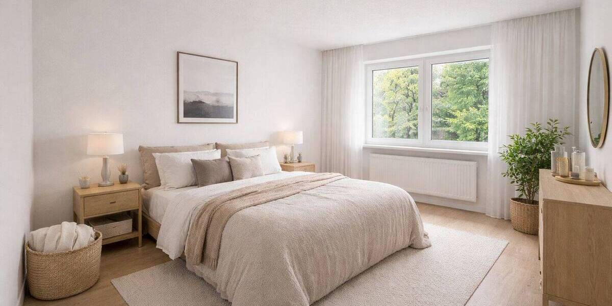 Etagenwohnung Nürnberg Zerzabelshof - 3 Zimmer, 76 m&sup2;, 349.000&euro; | Angebot:25938494