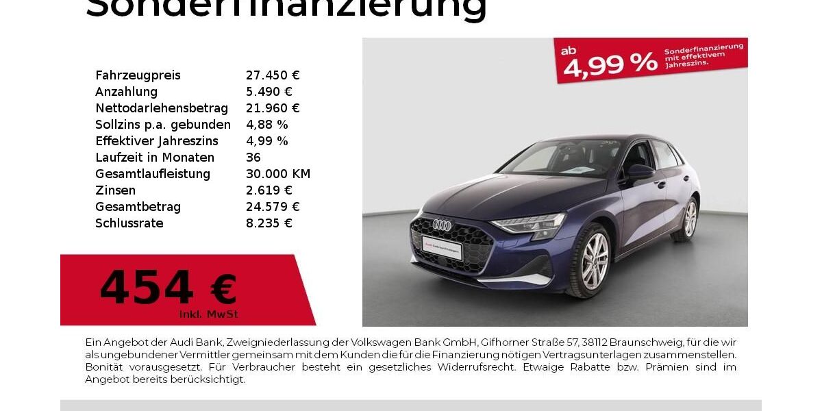 Audi A3 12.823 km 27.450 &euro; Nürnberg 90441