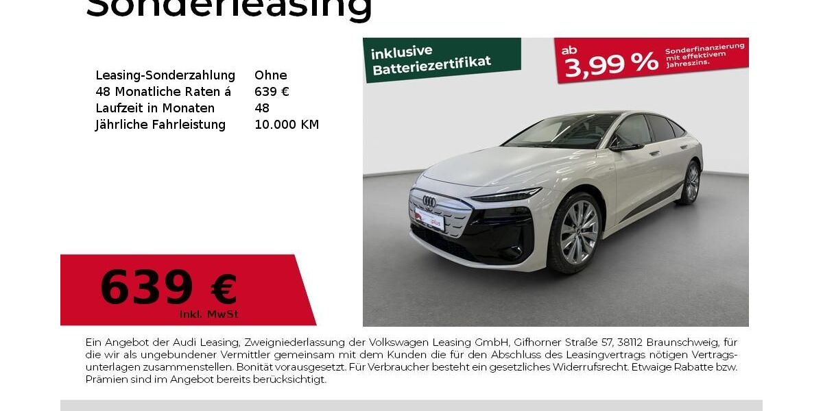 Audi A6 e-tron 15.517 km 65.980 &euro; Fürth 90763
