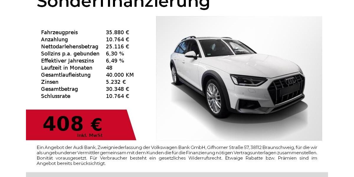 Audi A4 Allroad 43.200 km 35.880 &euro; Nürnberg 90411