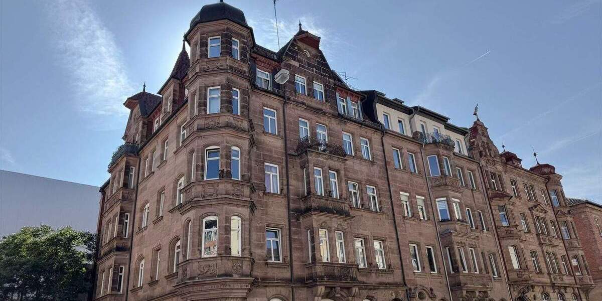 Etagenwohnung Nürnberg Tafelhof - 2 Zimmer, 66 m&sup2;, 245.000&euro; | Angebot:25666614