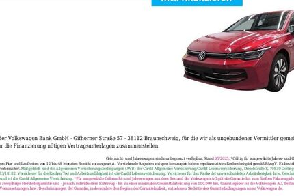 VW Golf 8.150 km 23.910 &euro; Fürth 90762