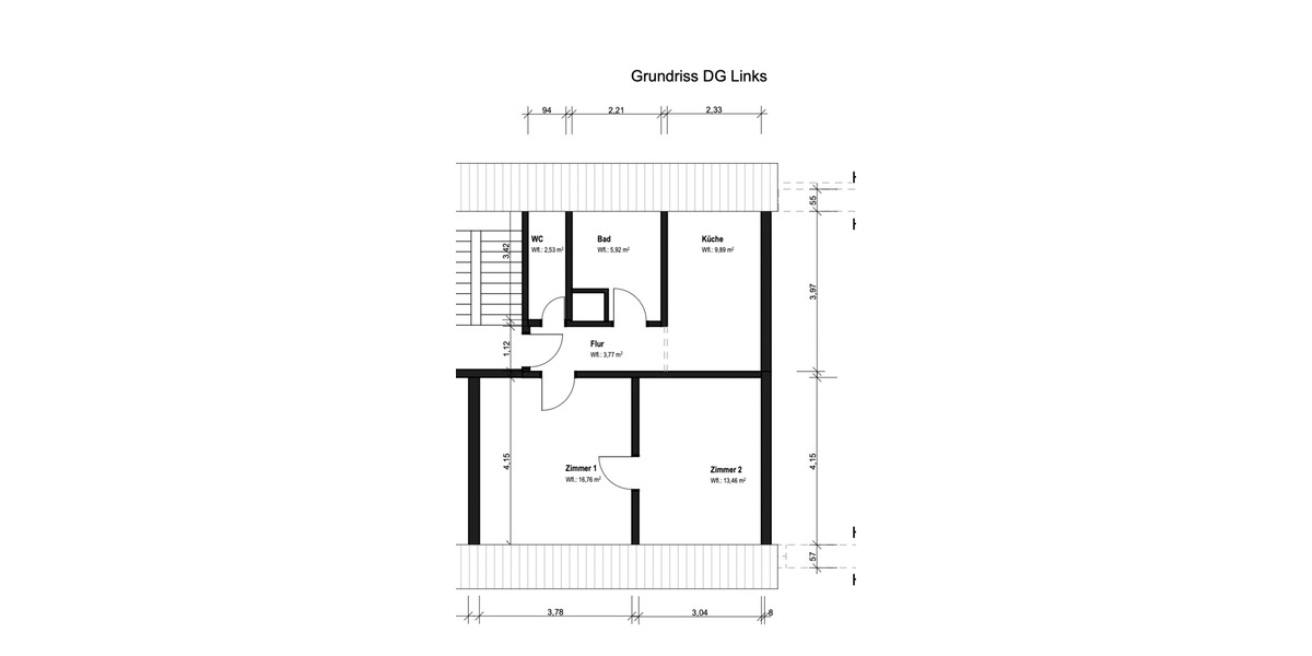 Etagenwohnung Nürnberg Muggenhof - 2 Zimmer, 52 m&sup2;, 730&euro; | Angebot:26892769