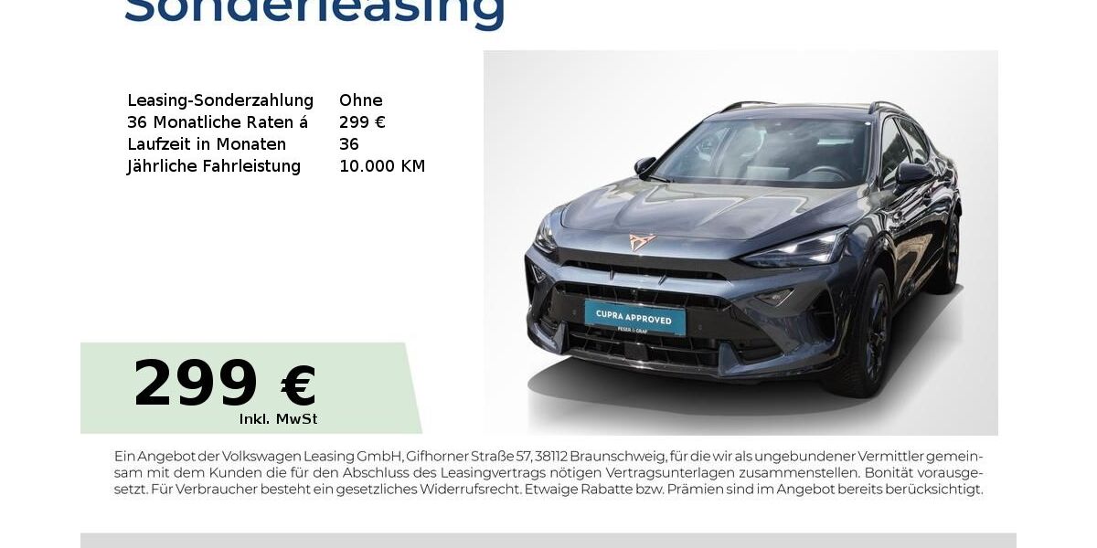 Cupra Formentor 22.050 km 32.440 &euro; Forchheim 91301