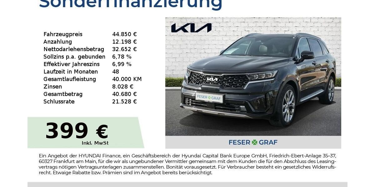 Kia Sorento 27.196 km 44.350 &euro; Roth 91154