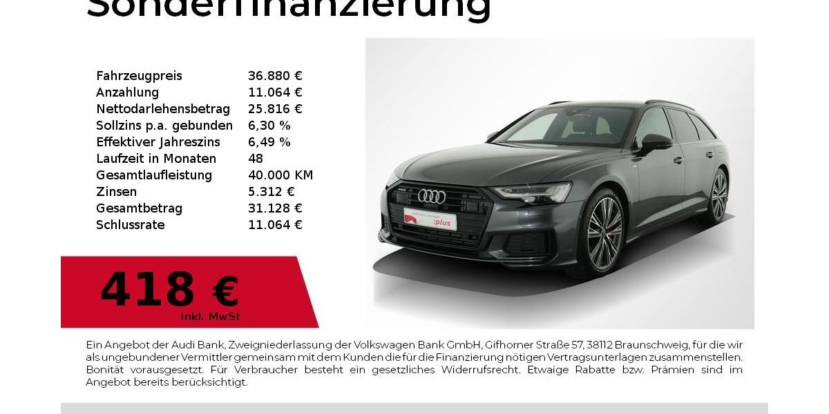 Audi A6 98.700 km 35.440 &euro; Nürnberg 90411