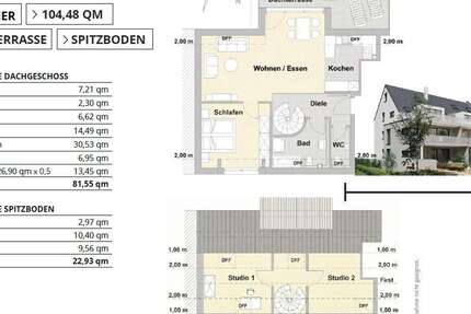 Wohnung Nürnberg Eibach - 4 Zimmer, 104 m&sup2;, 659.500&euro; | Angebot:23037054