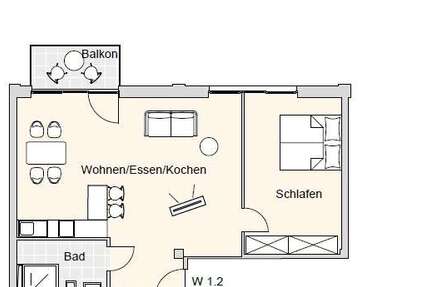 Wohnung Nürnberg Herrnhütte - 2 Zimmer, 68 m&sup2;, 401.401&euro; | Angebot:12638585
