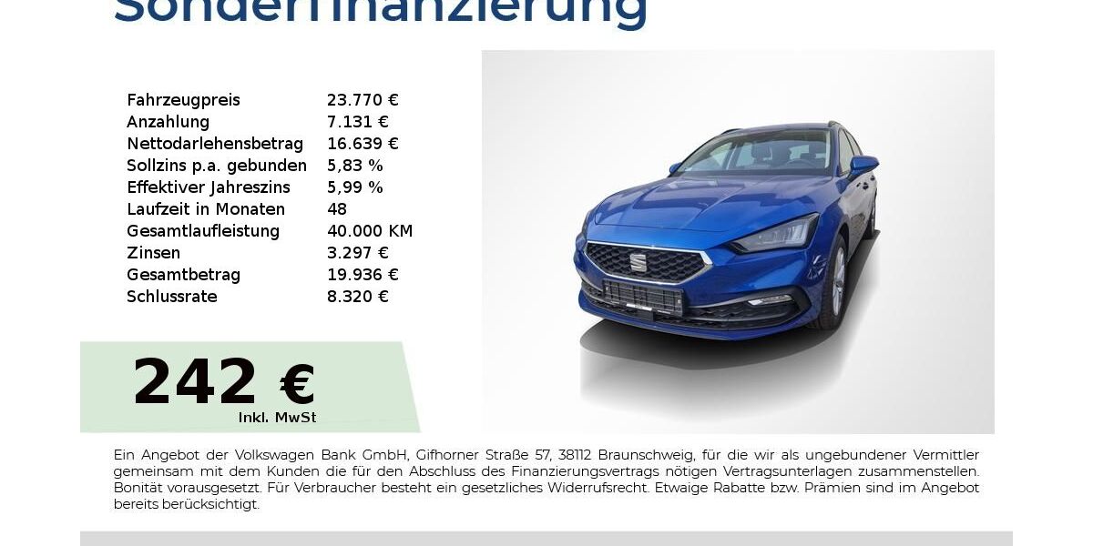 Seat Leon 21.350 km 23.770 &euro; Nürnberg 90431