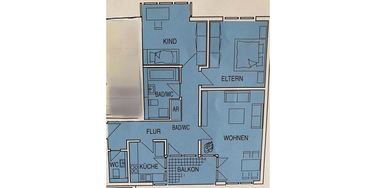 Etagenwohnung Nürnberg Sankt Leonhard - 3 Zimmer, 89 m&sup2;, 420.000&euro; | Angebot:26757419