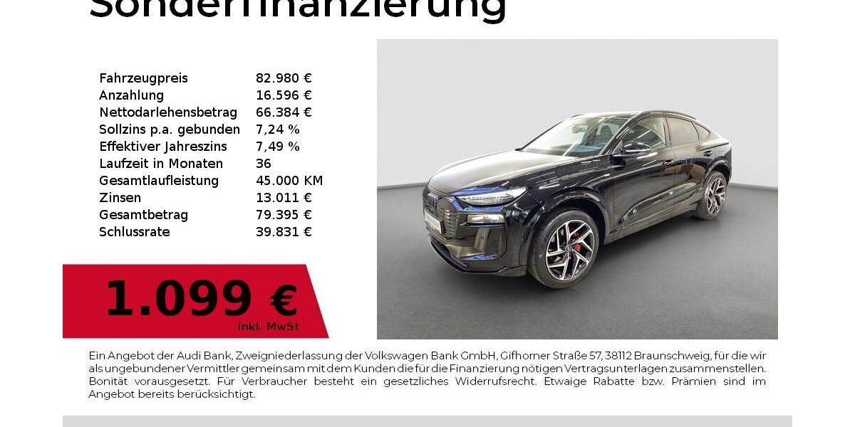 Audi Q6 e-tron 4.900 km 81.980 &euro; Fürth 90763