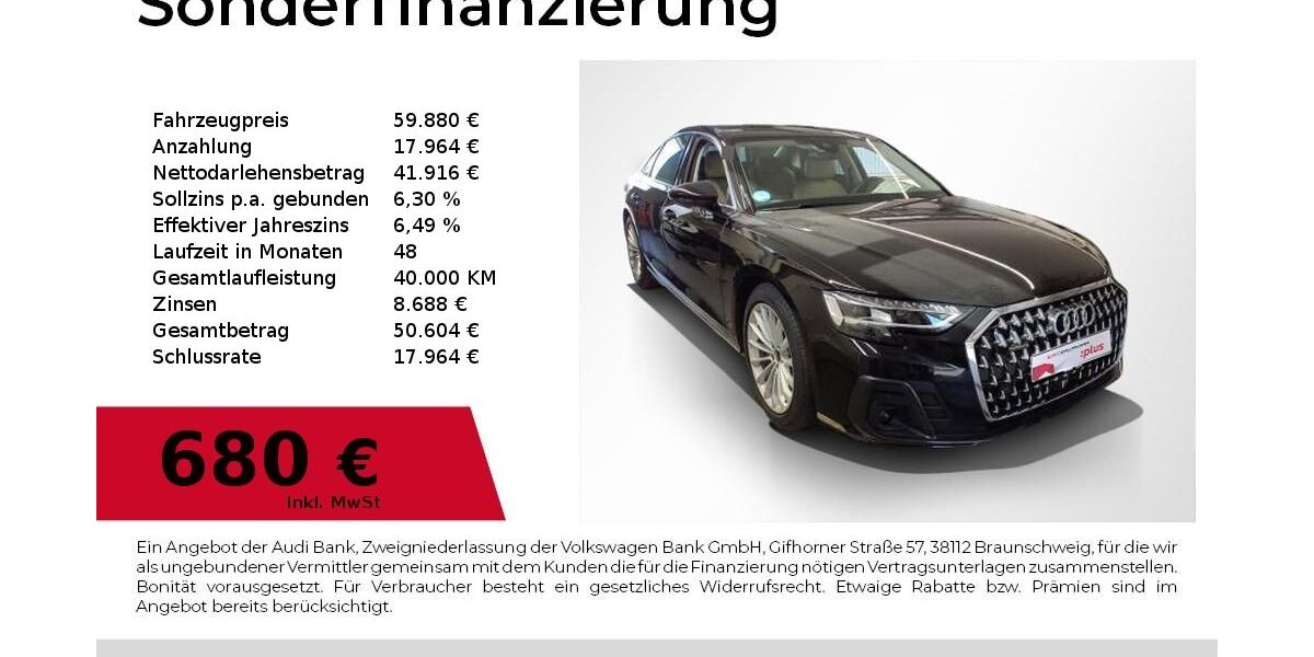 Audi A8 20.800 km 59.880 &euro; Nürnberg 90411