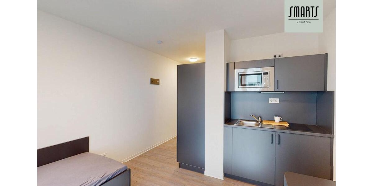 Erdgeschoßwohnung Nürnberg Gleißhammer - 1 Zimmer, 21 m&sup2;, 480&euro; | Angebot:26248513