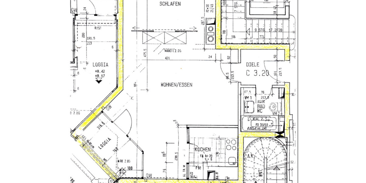 Etagenwohnung Nürnberg Schnepfenreuth - 1 Zimmer, 52 m&sup2;, 225.000&euro; | Angebot:25908898