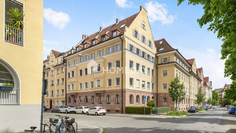Etagenwohnung Nürnberg Gleißhammer - 4 Zimmer, 110 m&sup2;, 430.000&euro; | Angebot:26657353