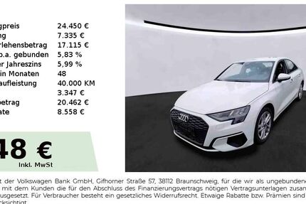 Audi A3 57.950 km 24.450 &euro; Nürnberg 90431