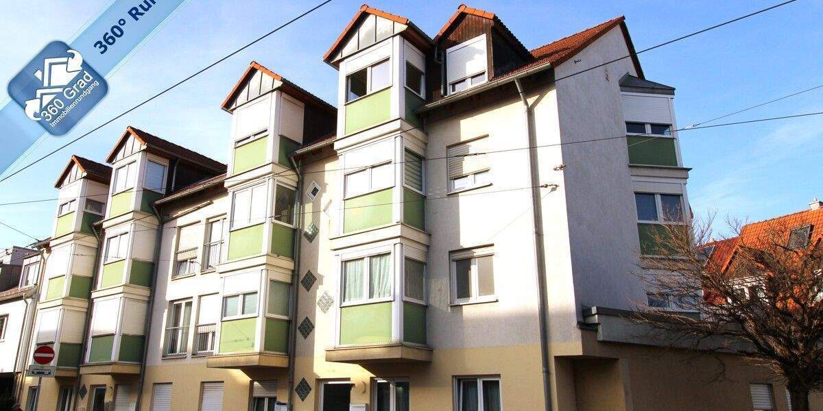 Etagenwohnung Nürnberg St Johannis - 2 Zimmer, 58 m&sup2;, 199.000&euro; | Angebot:25770718