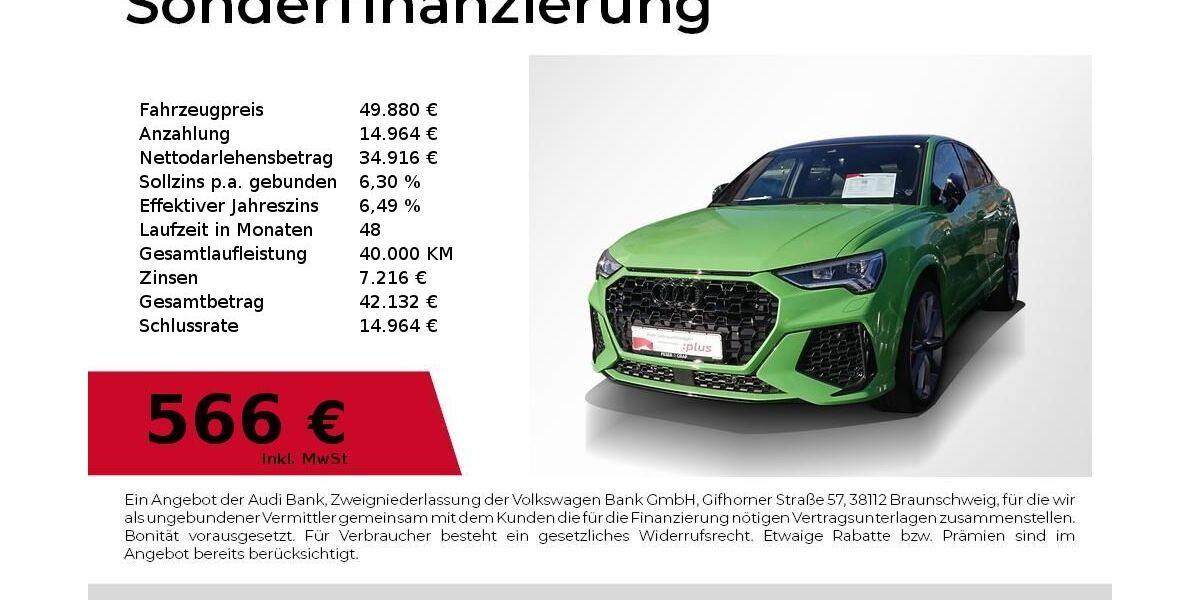 Audi RSQ3 71.300 km 49.880 &euro; Lauf an der Pegnitz 91207